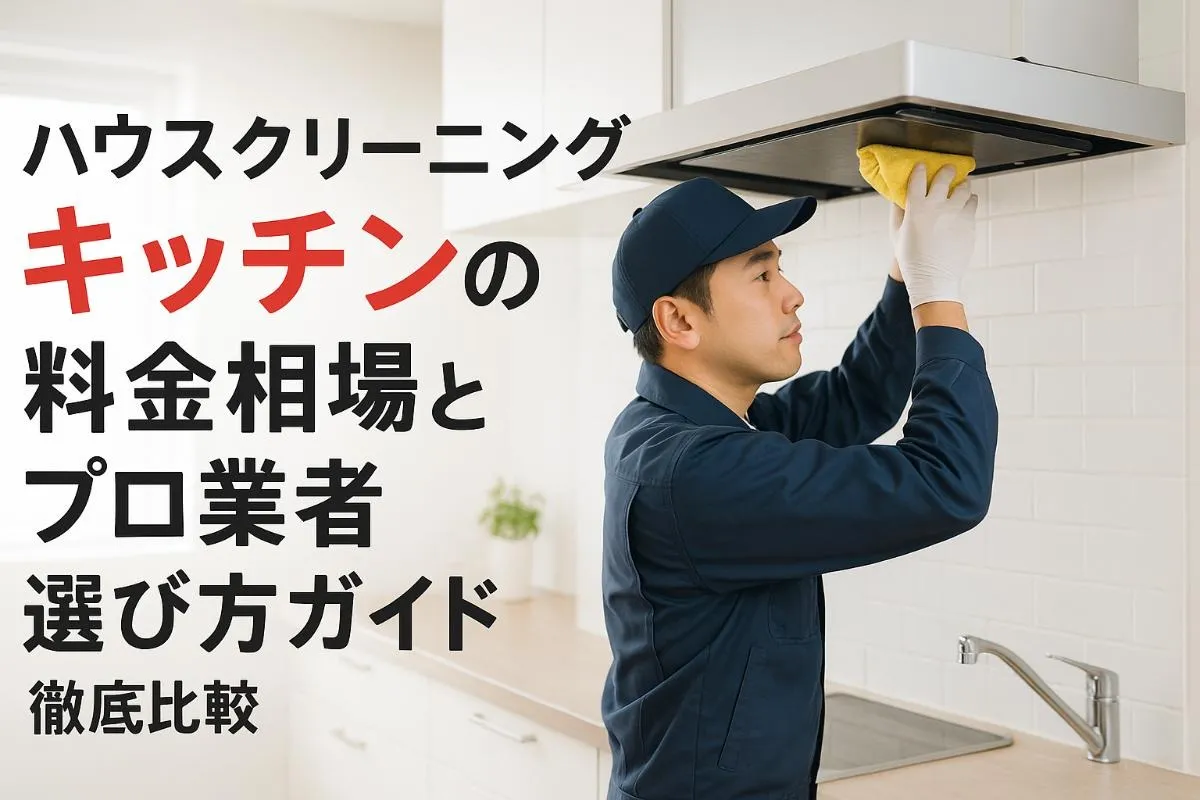 ハウスクリーニングキッチンの料金相場とプロ業者選び方ガイド徹底比較