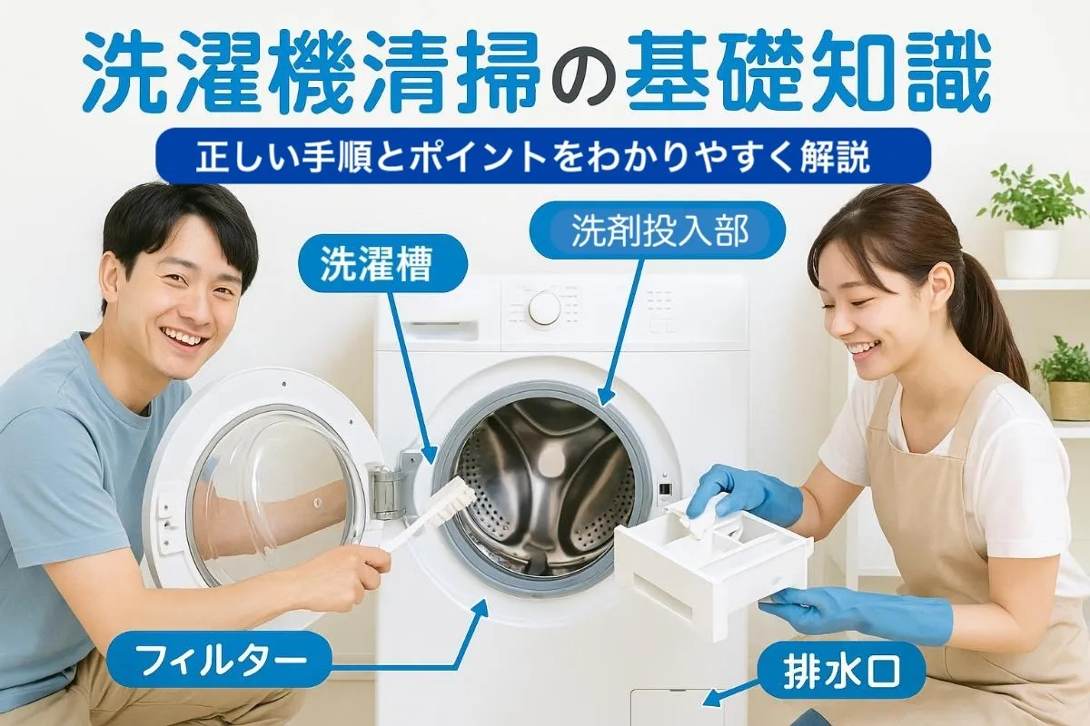 洗濯機清掃の基礎知識と正しい方法解説！日常掃除やプロの分解料金相場・おすすめクリーナー比較も網羅